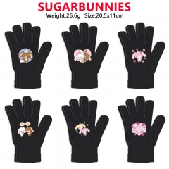 9 Styles Sanrio Sugarbunnies Cartoon Anime Warm Winter Gloves