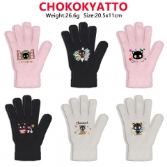 9 Styles Sanrio Chokokyatto Cartoon Anime Warm Winter Gloves