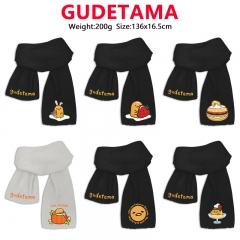 9 Styles Sanrio Gudetama Cartoon Anime Scarf