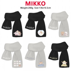 10 Styles Mikko Cartoon Anime Scarf