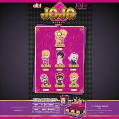 （Officially Licensed ）6PCS/SET JoJo's Bizarre Adventure Cartoon Surprise Blind Box Anime PVC Figure