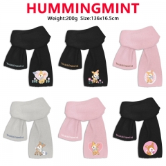 6 Styles Sanrio HUMMINGMINT Cartoon Anime Scarf