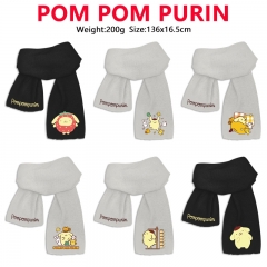 10 Styles Sanrio Pompompurin Cartoon Anime Scarf
