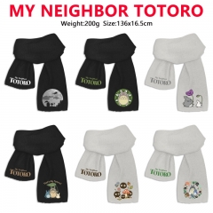 10 Styles My Neighbor Totoro Cartoon Anime Scarf