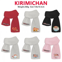 6 Styles Sanrio KIRIMICHAN Cartoon Anime Scarf