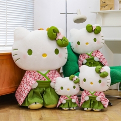 可爱日系樱花和服 kitty毛绒玩具公仔抹茶凯蒂猫玩偶大号娃娃抱枕