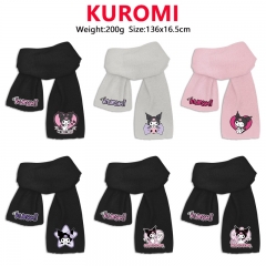 10 Styles Sanrio Kuromi Cartoon Anime Scarf