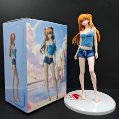 盒装 22CM 惣流明日香兰格雷 泳衣明日香 美少女动漫手办模型摆件
