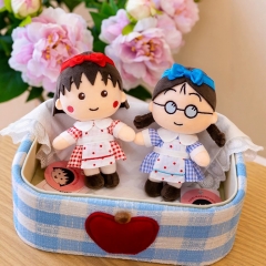 16cm樱桃小丸子系列玩偶挂件小玉毛绒玩具少女心棉花娃娃陪伴安抚公仔