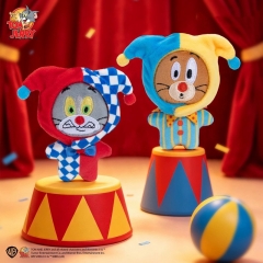 正版猫和老鼠玩具马戏团系列毛绒挂件卡通汤姆猫杰瑞鼠玩偶挂饰