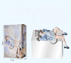 躺姿猫娘长17CM,128克