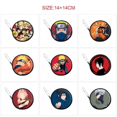 10 Styles Naruto Cartoon PU Coin Purse Anime Wallet