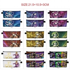 JOJO的奇妙冒险 11款 动漫PU皮革拉链笔袋