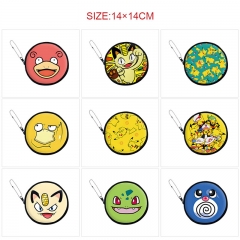 15 Styles Pokemon Cartoon PU Coin Purse Anime Wallet