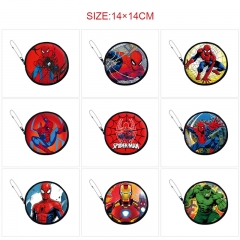 10 Styles Marvel Comics Cartoon PU Coin Purse Anime Wallet