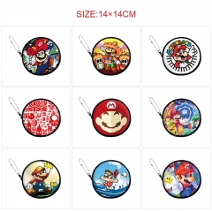 10 Styles Super Mario Bro Cartoon PU Coin Purse Anime Wallet