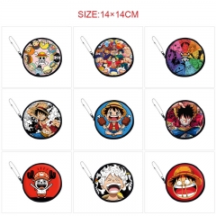 10 Styles One Piece Cartoon PU Coin Purse Anime Wallet