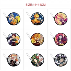 10 Styles Demon Slayer: Kimetsu no Yaiba Cartoon PU Coin Purse Anime Wallet