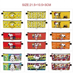 花生漫画snoopy 11款 动漫PU皮革拉链笔袋