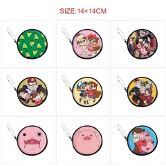 10 Styles Gravity Falls Cartoon PU Coin Purse Anime Wallet