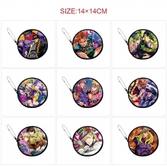 10 Styles JoJo's Bizarre Adventure Cartoon PU Coin Purse Anime Wallet