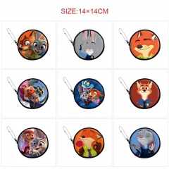 10 Styles Zootopia Cartoon PU Coin Purse Anime Wallet