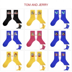 10 Styles Tom and Jerry Cartoon Anime Long Socks