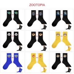 10 Styles Zootopia Cartoon Anime Long Socks