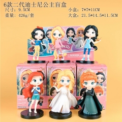 6PCS/SET 9.5cm Disney Cartoon Surprise Blind Box Anime PVC Figure Toy