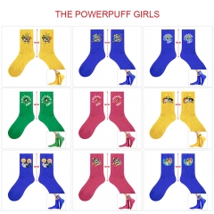 10 Styles The Powerpuff Girls Cartoon Anime Long Socks