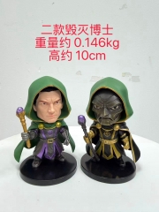 10cm 2PCS/SET Doom Cartoon Anime PVC Figure