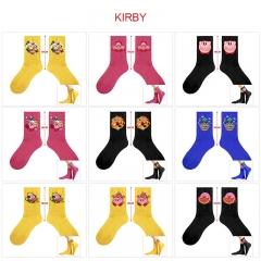 10 Styles Kirby Cartoon Anime Long Socks