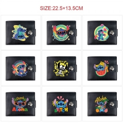 11 Styles Lilo & Stitch Cartoon Wallet Anime Short Purse