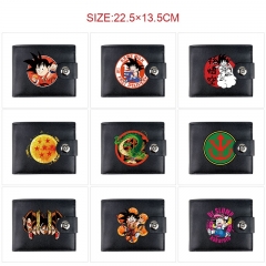 10 Styles Dragon Ball Z Cartoon Wallet Anime Short Purse