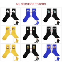 10 Styles My Neighbor Totoro Cartoon Anime Long Socks