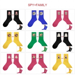 10 Styles SPY×FAMILY Cartoon Anime Long Socks