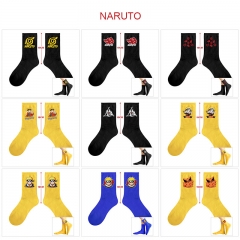 10 Styles Naruto Cartoon Anime Long Socks