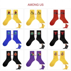 10 Styles Among Us Cartoon Anime Long Socks