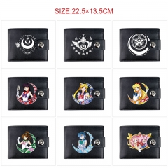10 Styles Pretty Soldier Sailor Moon Cartoon Wallet Anime Short Purse