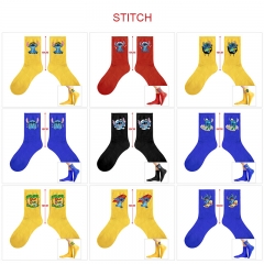 10 Styles Lilo & Stitch Cartoon Anime Long Socks
