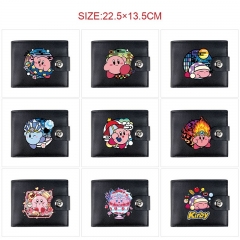 12 Styles Kirby Cartoon Wallet Anime Short Purse