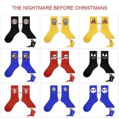 10 Styles The Nightmare Before Christmas Cartoon Anime Long Socks