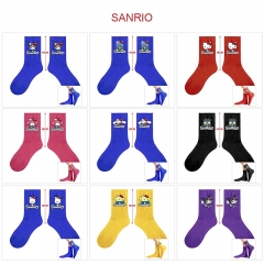 10 Styles Sanrio Cartoon Anime Long Socks