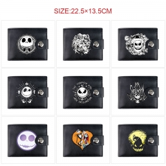 12 Styles The Nightmare Before Christmas Cartoon Wallet Anime Short Purse