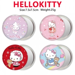 12 Styles Hello Kitty Cartoon Anime Small Round Mirror