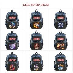10 Styles Fairy Tail Cartoon Pattern Anime Backpack Bag With USB Charging Cable
