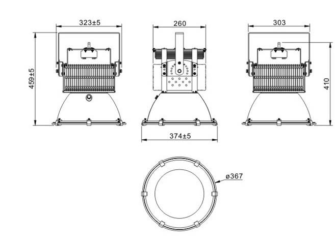 high-mast-led-flood-light-size