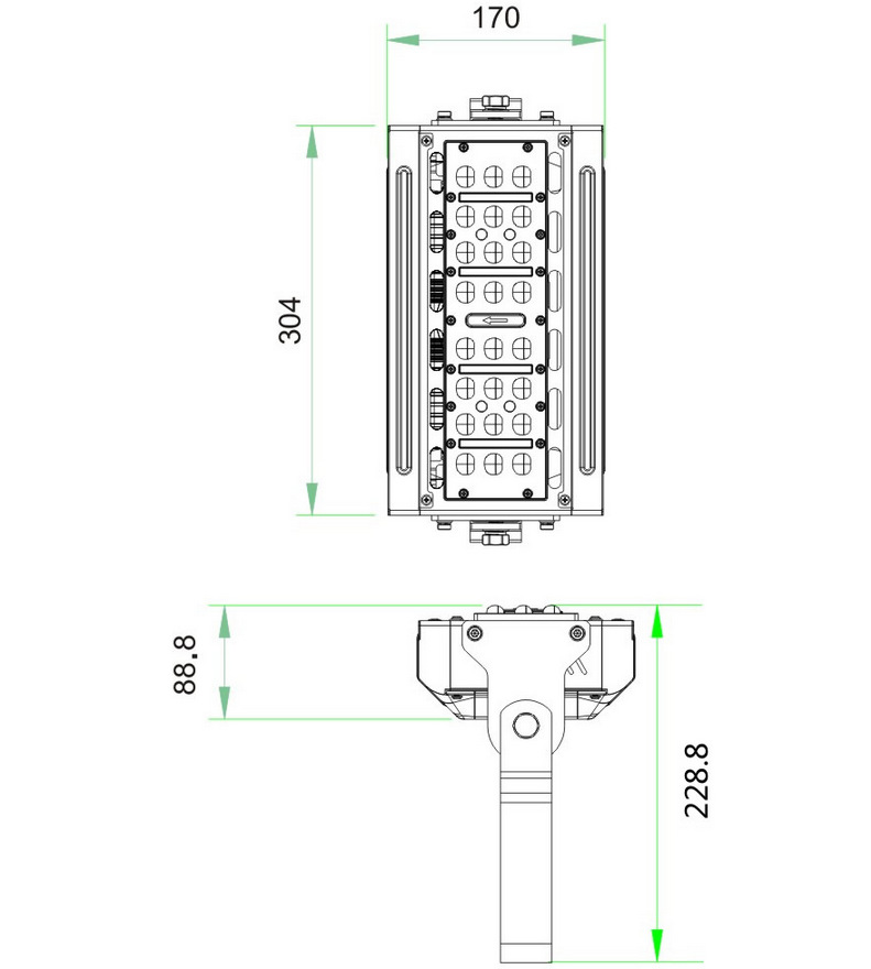 50w-led-tunnel-light-size