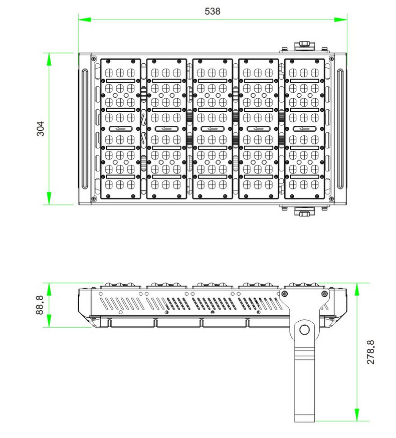 250w-led-tunnel-light-size