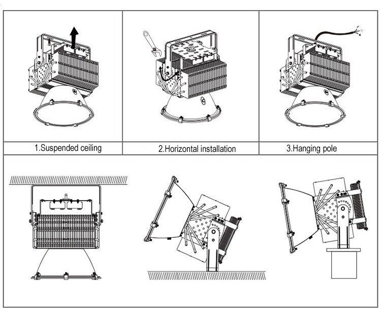 high-mast-led-flood-light-installation